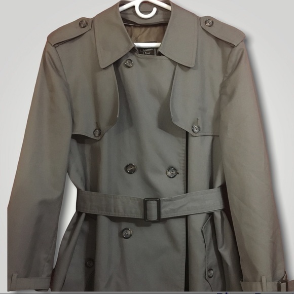CHRISTIAN DIOR Men's Dark Academia Trench Coat Jacket 44R 44 - Picture 3 of 16